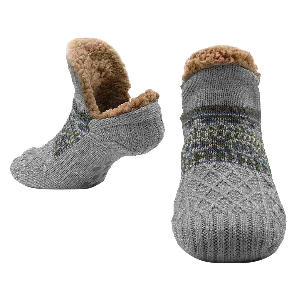 Thickened Floor Socks Women Men Home Slippers Socks Non Slip Knitted Carpet Sock Winter Thermal Sleeping Socks Christmas Gifts